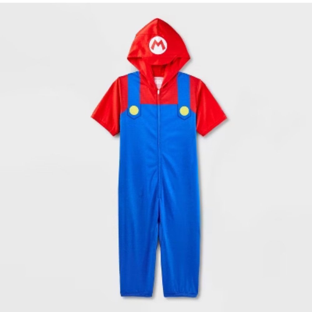 NWT Boys Super Mario short sleeve union suit - Picture 4 of 5